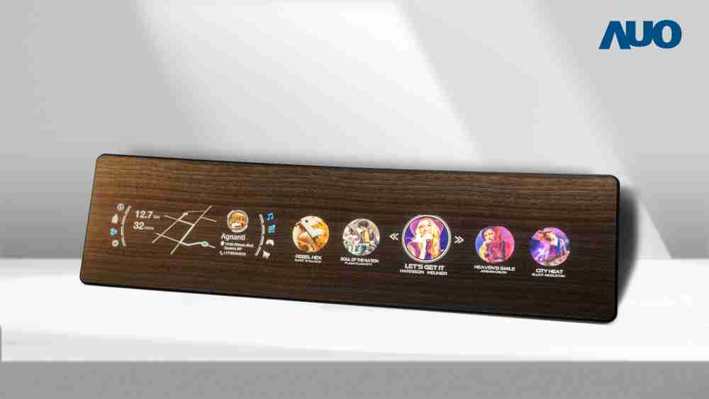 优游UB8研发全球最高穿透度达80%的AmLED木纹显示器，，，，可于使用时呈现高亮度、、、、清晰可见的信息，，并在不使用时回归为单纯的饰板，，，，节能兼具美观